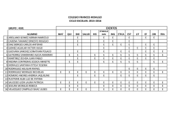 colegio frances hidalgo ciclo escolar: 2015