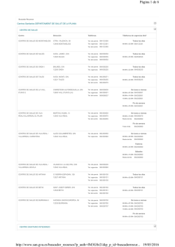 P&aacute;gina 1 de 6 16/05/2016 http://www.san.gva.es/buscador_recursos