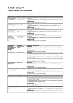 Grado de Tecnolog&iacute;as de la Telecomunicaci&oacute;n
