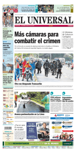 EU 20-05-2016 : EL UNIVERSAL : 1 : P&aacute;gina 1