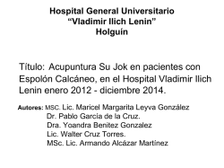 Diapositiva 1 - SU JOK HISPANIA