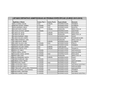 LISTA DEFINITIVA VIGO