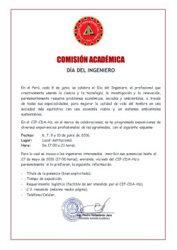 Exposiciones para el D&iacute;a del Ingeniero