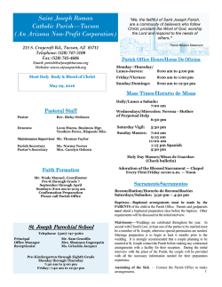 The Week of 05/29/16