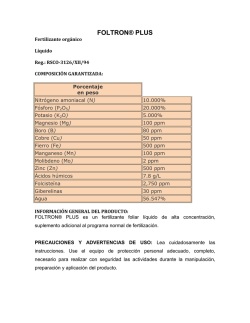 foltron&reg; plus - Tomate de Oro