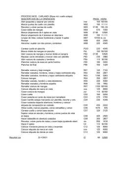 PROCESO MOD. CARLANDI (Blusa m/c cuello solapa)