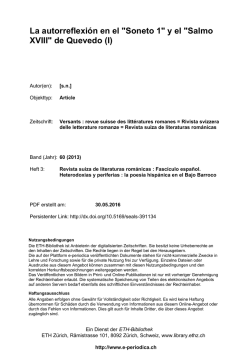 "Salmo XVIII" de Quevedo - E