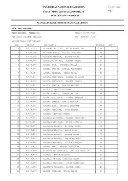 por orden alfab&eacute;tico - Facultad de Ciencias Econ&oacute;micas