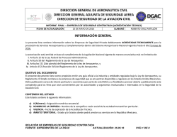 Lista de Empresas de Seguridad Contrada Autorizadas y Vigentes