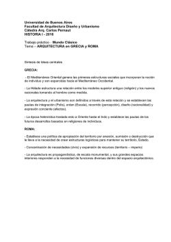 Universidad de Buenos Aires Facultad de Arquitectura Dise&ntilde;o y