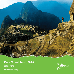 Vendedores 2016 - Per&uacute; Travel Mart
