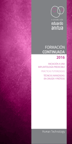 Formaci&oacute;n Continuada 2016 - BTI Biotechnology Institute