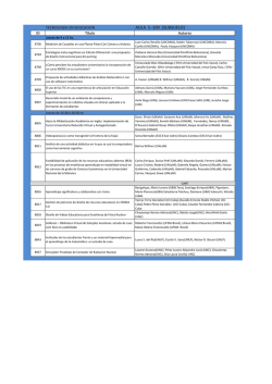 Tecnolog&iacute;a en Educaci&oacute;n