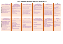 CIT2016 - PROGRAMA DEFINITIVO - MI&Eacute;RCOLES 8 DE JUNIO DE