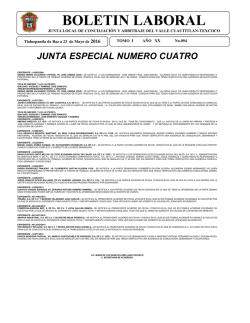 boletin laboral - Junta Texcoco