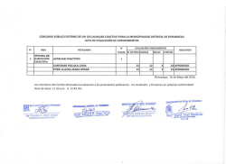 resultado contrato de servicios personales a plazo fijo de un (01)