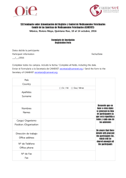 XIX Seminario sobre Armonizaci&oacute;n del Registro y Control de