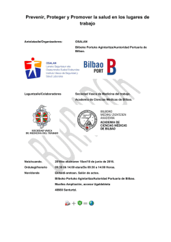 20160610 borrador jornada 3.1 - EU-OSHA