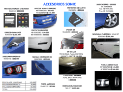 accesorios sonic