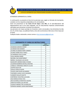 aspirantes 57 curso de instructores