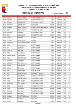 LISTADO DEFINITIVO INSCRITOS