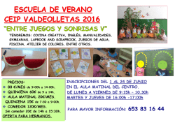 Escuela de Verano - CEIP VALDEOLLETAS, Marbella