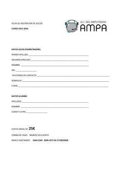 ficha de inscripcion - AMPA IES Neil Armstrong