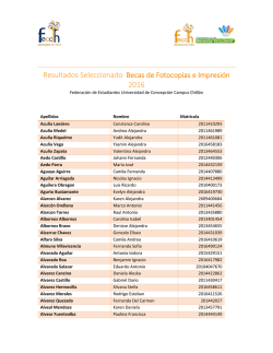 resultados beca de fotocopias e impresi&oacute;n