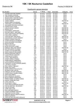 Clas. 5k - Evasion Running