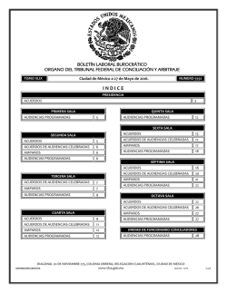 27 - Tribunal Federal de Conciliaci&oacute;n y Arbitraje