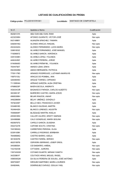 LISTAXE DE CUALIFICACI&Oacute;NS DA PROBA