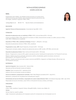 Descarga mi CV - Natalia Est&eacute;vez