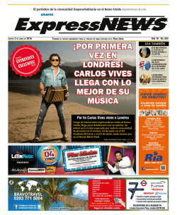 &iexcl;por primera vez en londres! carlos vives llega con lo