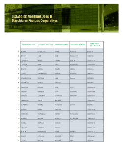 PRIMER APELLIDO SEGUNDO APELLIDO PRIMER NOMBRE