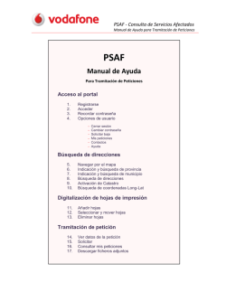 Manual de Ayuda - Consulta de Servicios Afectados
