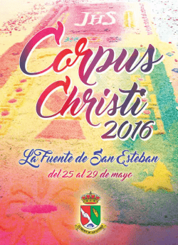 Corpus 2016 - Ayuntamiento de la Fuente de San Esteban