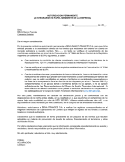 DDJJ Com A 5964 Pto. 2.C Autorizaci&oacute;n Permanente