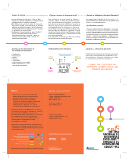 Tr&iacute;ptico - Biblioteca Nacional de Maestros