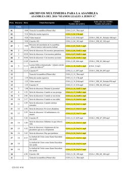 archivos multimedia para la asamblea