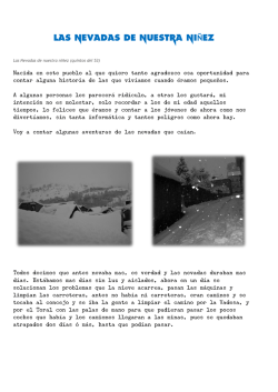 las nevadas de nuestra ni&ntilde;ez - Quintana de Fuseros el Bierzo