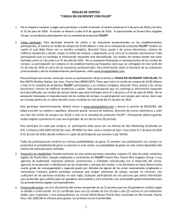 Reglas - Participa por una de 3 estad&iacute;as de 3 d&iacute;as y 2 noches para 4