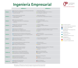 Malla Curricular - Universidad Tecnol&oacute;gica del Per&uacute;