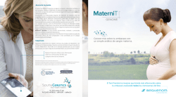 Folleto - Centro de Diagn&oacute;stico Prenatal