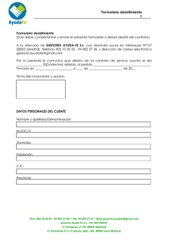 Formulario desistimiento 1 - Contacta con Gestor&iacute;a AYUDA-TE