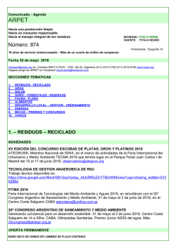 Descargar Comunicado N&ordm; 874