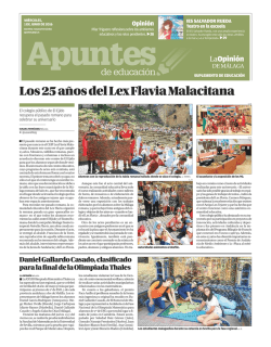 Apuntes de Educaci&oacute;n - La Opini&oacute;n de M&aacute;laga