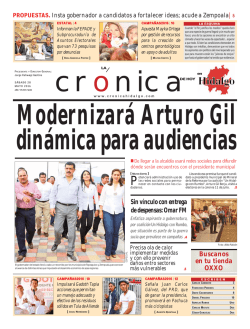 Versi&oacute;n Impresa - La Cr&oacute;nica de Hoy en Hidalgo