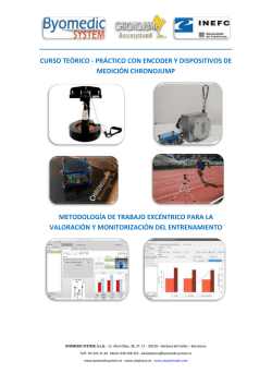 folleto curso chronojump
