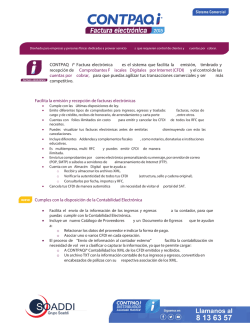 CONTPAQi&reg; Factura electronica / ficha de producto