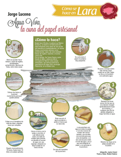 Agua Viva, la cuna del papel artesanal